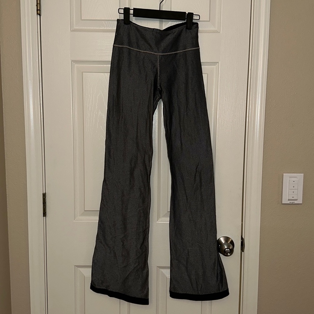 LuluLemon Reversible Low Rise Flare Leggings